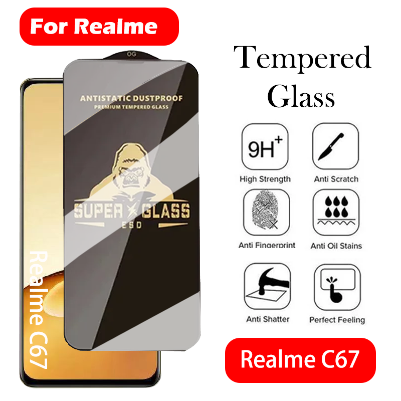 Realme C67 - KingKong Gorilla gehärtetes Glas für Realme