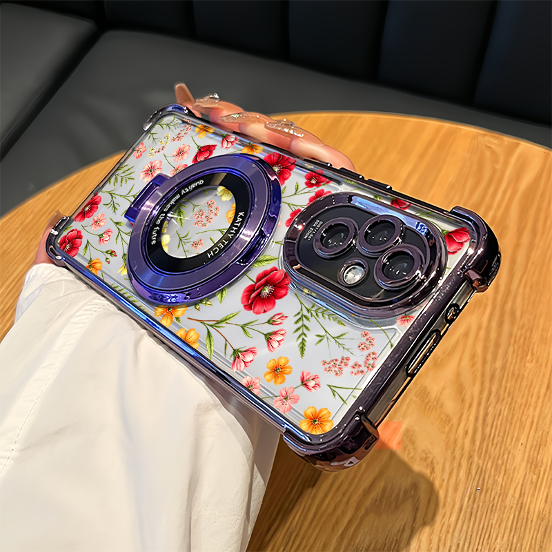 Vivo V40 - Blumenmuster-Handyhülle für Vivo V70 FE V60
