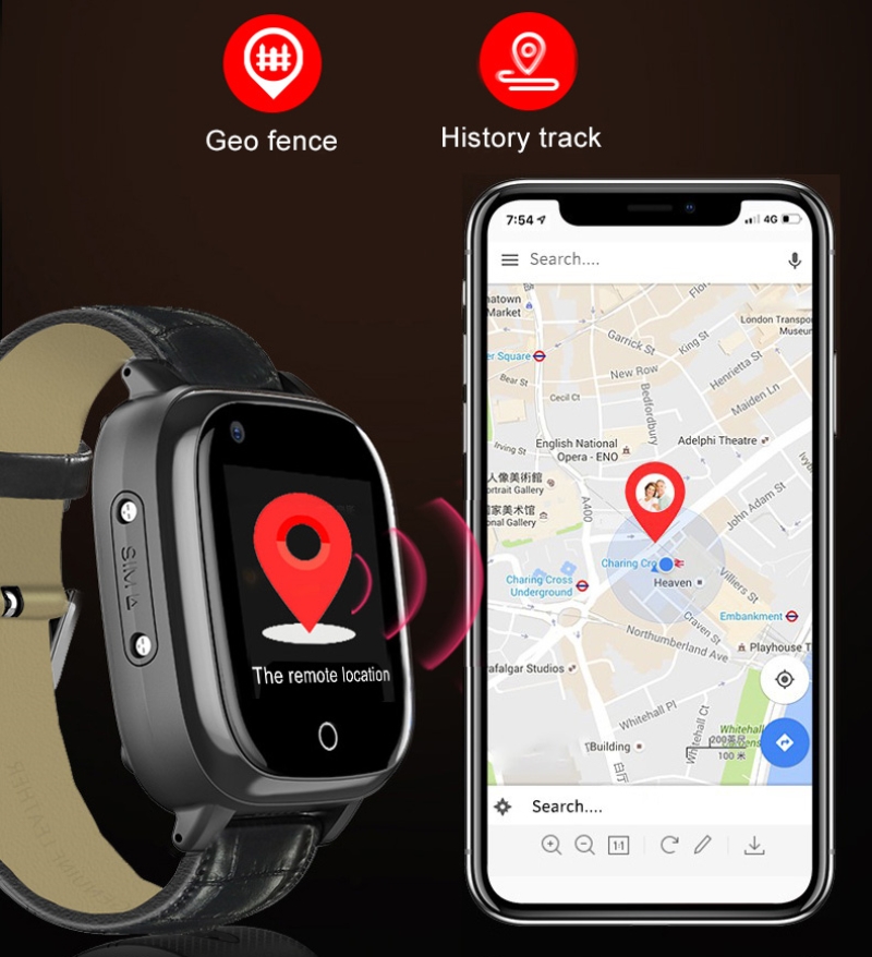 Ältere Smartwatch für alte Men – Fall Detection Watch Bewertung und Preis