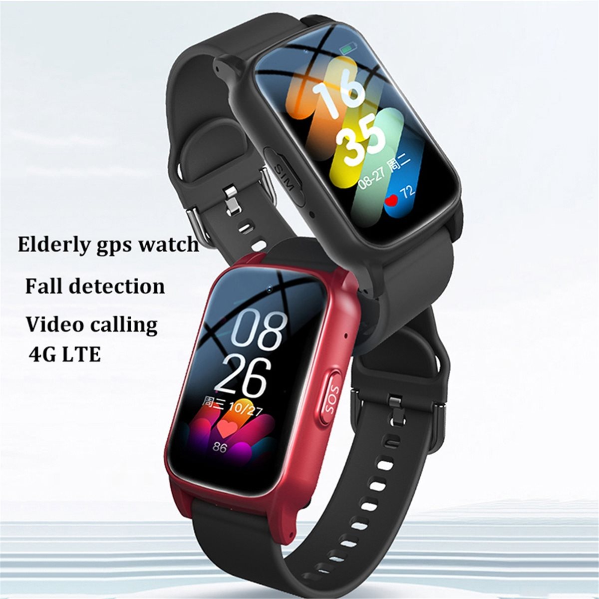 4G ältere Smartwatch mit GPS,  – Fall Detection Watch Bewertung und Preis